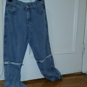 Special custom zip jeans size medium men's